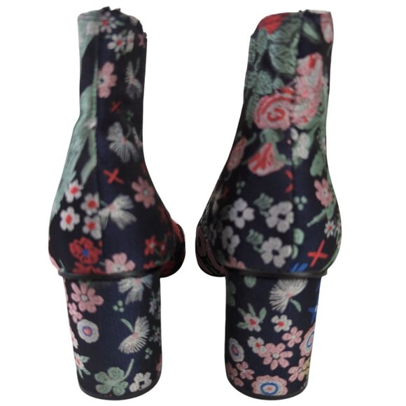 Indigo Rd Ankle Boot Womens 8.5 Blue Floral Cottagecore Prairie Country - Picture 5 of 10